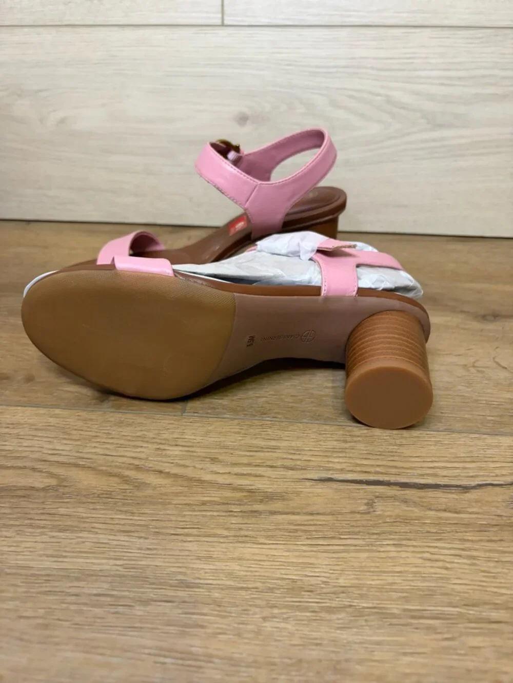 Giani Bernini Hadleyyp Women Blush Blom Strappy Sandals Heel 6.5M - Picture 4 of 6